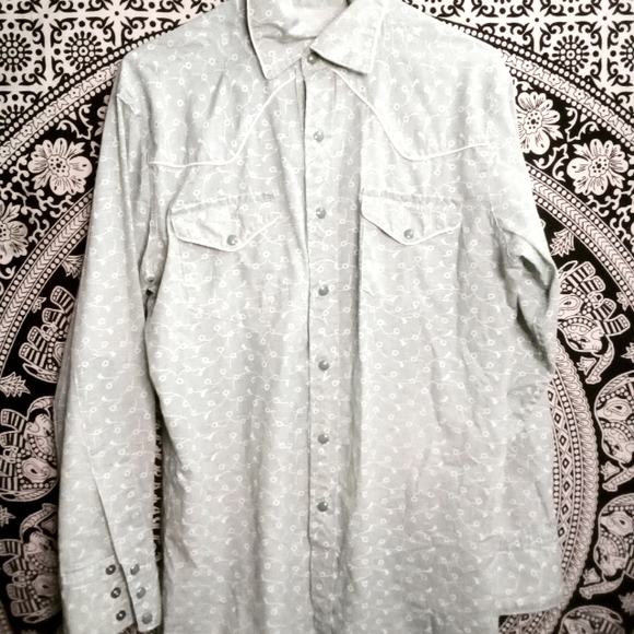 Men's vintage western shirt large - Picture 1 of 10